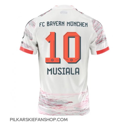 Koszulka piłkarska Bayern Munich Jamal Musiala #10 Strój wyjazdowy 2025-26 tanio Krótki Rękaw Koszulka piłkarska Bayern Munich Jamal Musiala #10 Strój wyjazdowy 2025-26 tanio Krótki Rękaw